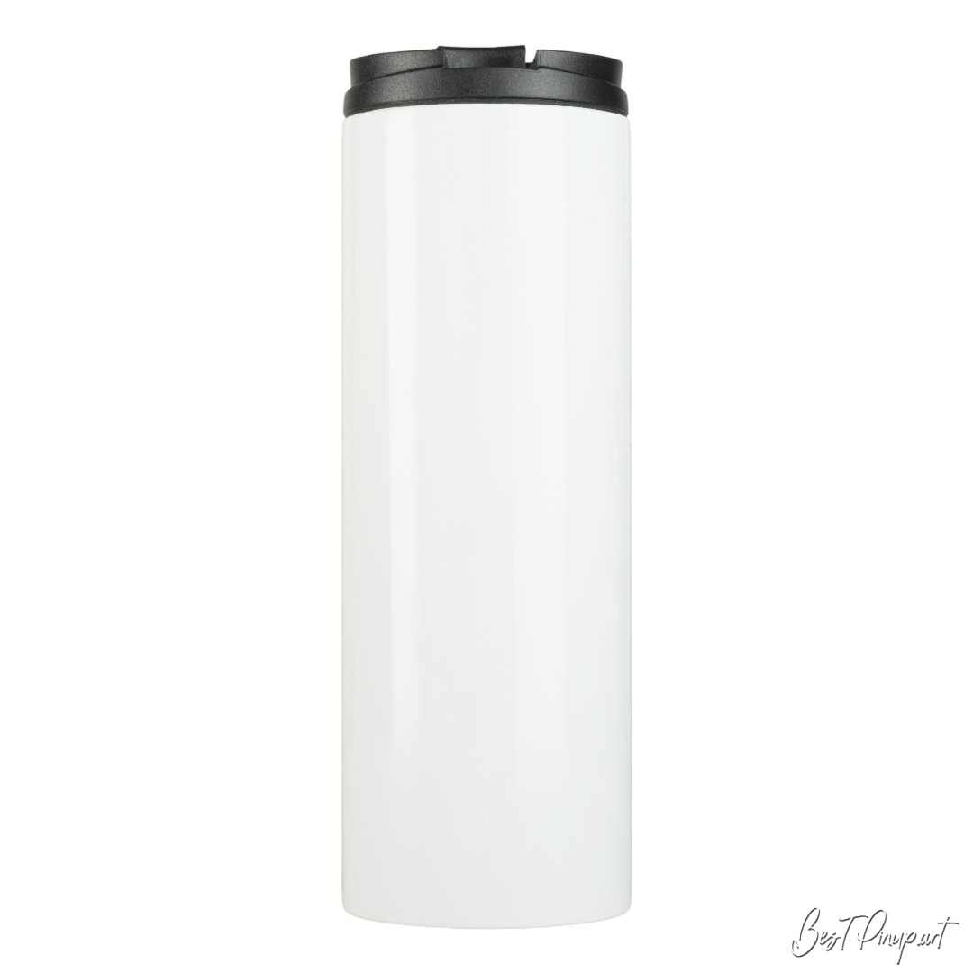 Order Your Custom Pin-up Portrait - Personalized Thermal Tumbler | Vintage-Style Art for Sale - Image 3595